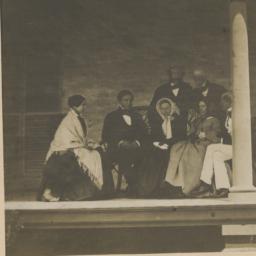 Group of Seven People on Porch