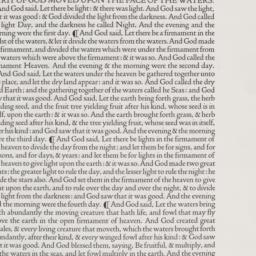 Doves Press Bible
