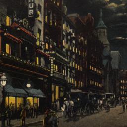 Chinatown by Night, New Yor...