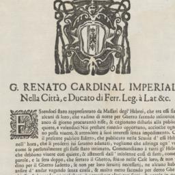 Editto. G. Renato Cardinal ...